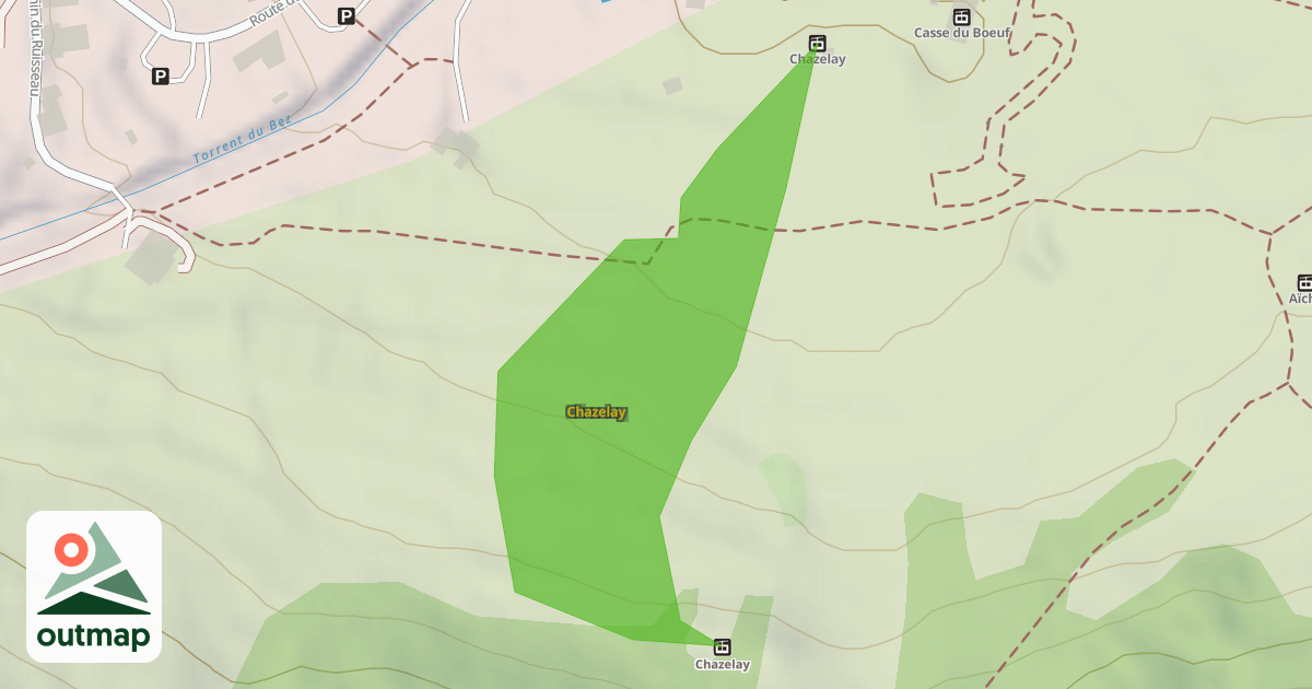 Map of Chazelay