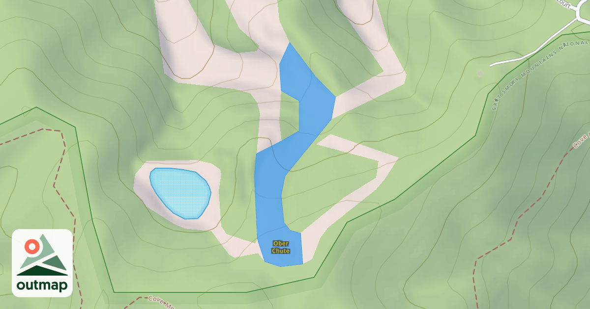 Map of Ober Chute