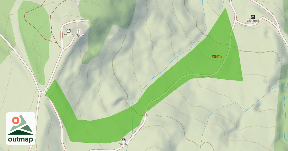 Map of Vieille