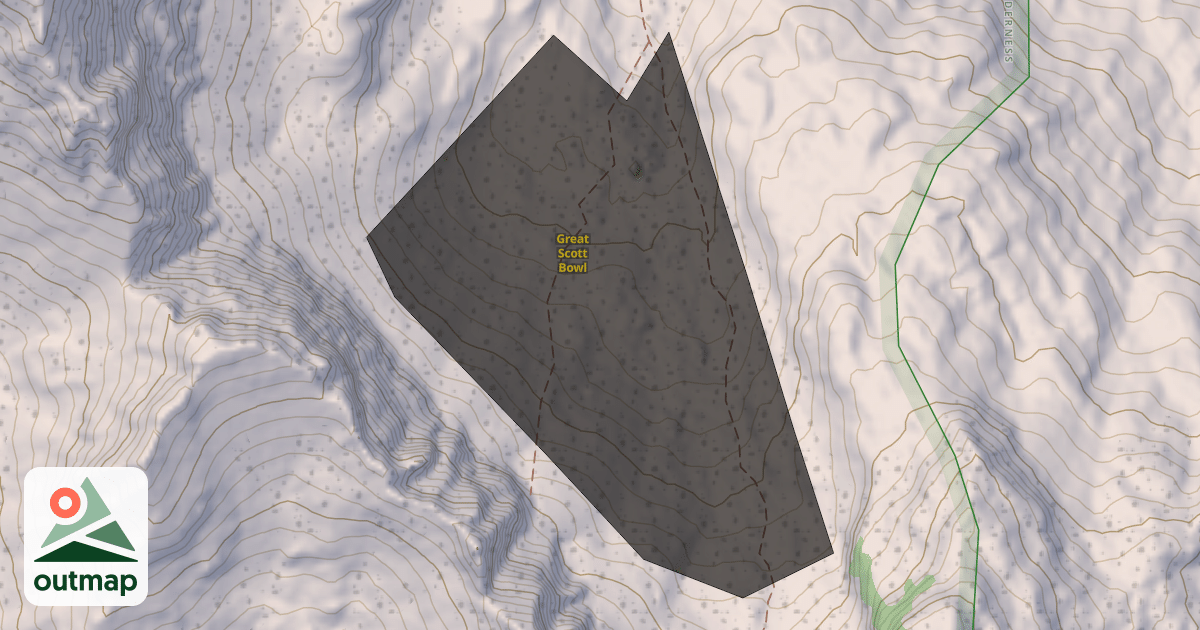 Map of Great Scott Bowl