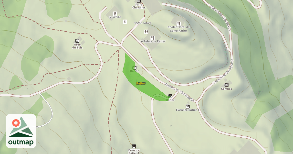 Map of Ratier