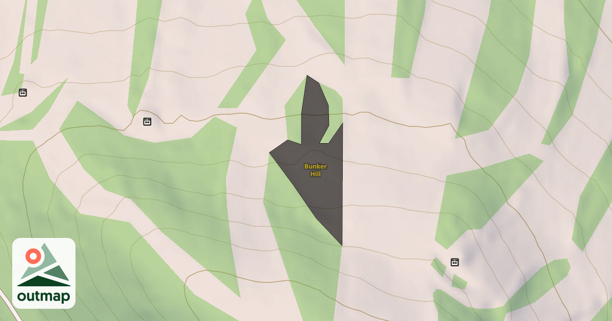 Map of Bunker Hill