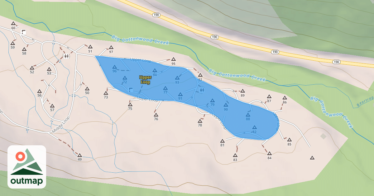 Map of Upper Loop