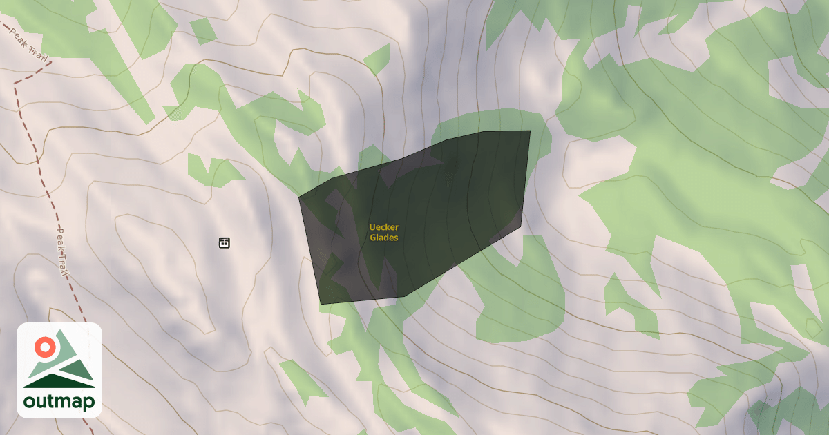 Map of Uecker Glades