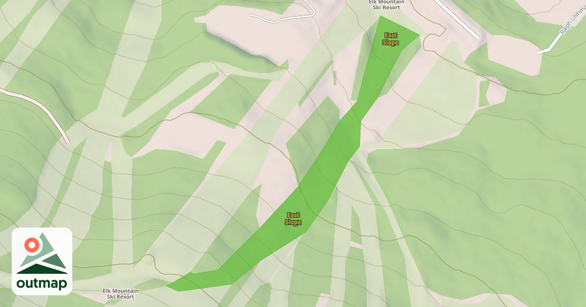 Map of East Slope