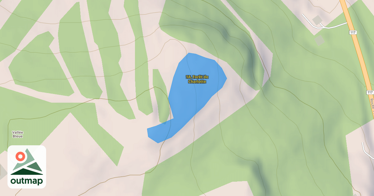 Map of 1A. Forêt de Charlotte