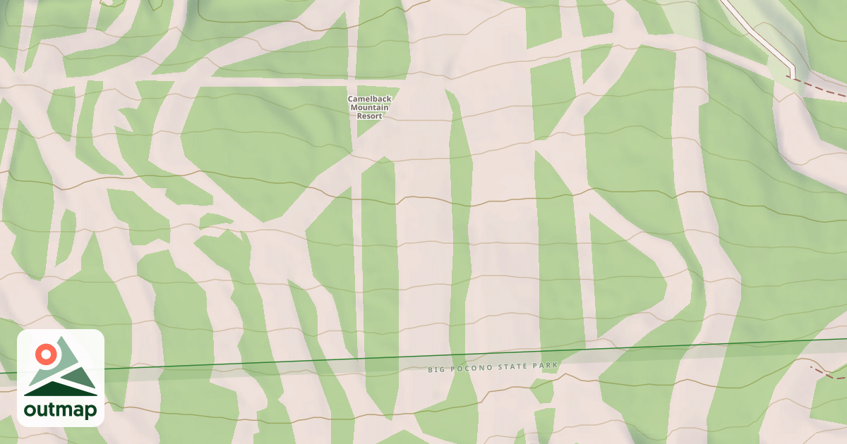 Map of Rhododendron Glen