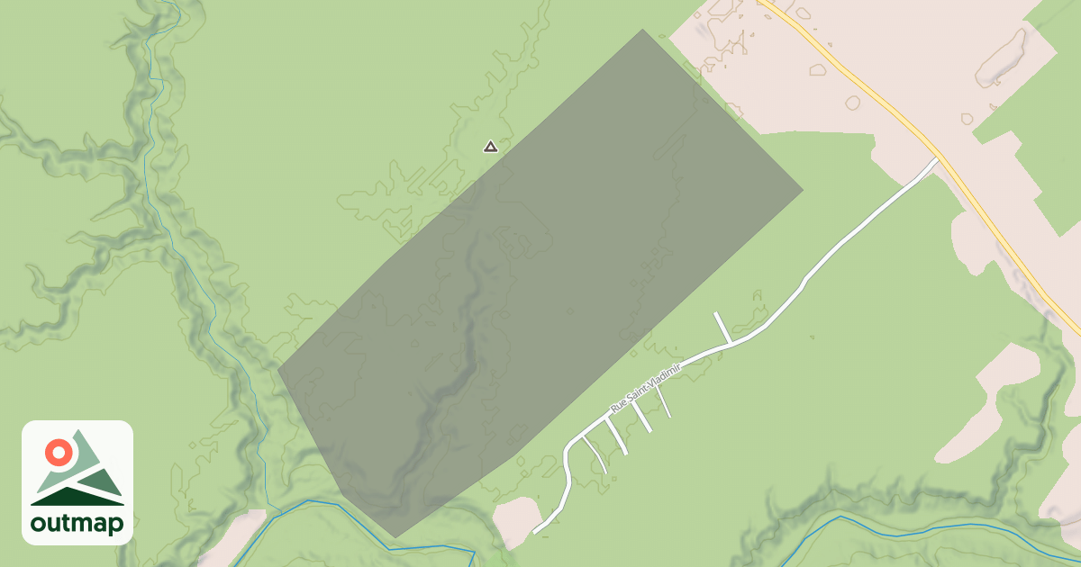 Map of Chez Ti-Jean ski de fond