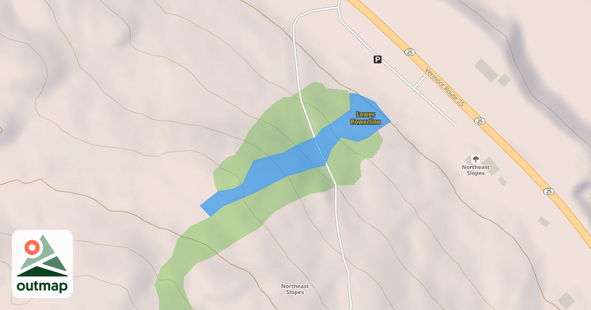 Map of Lower Powerline