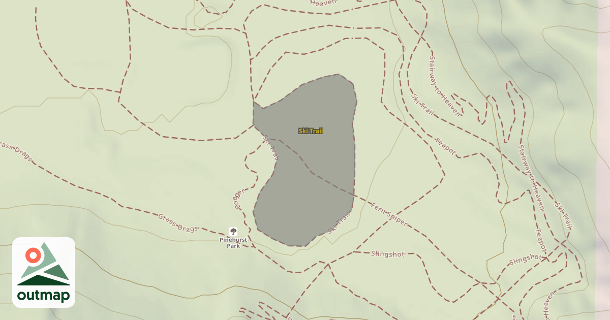 Map of Ski Trail