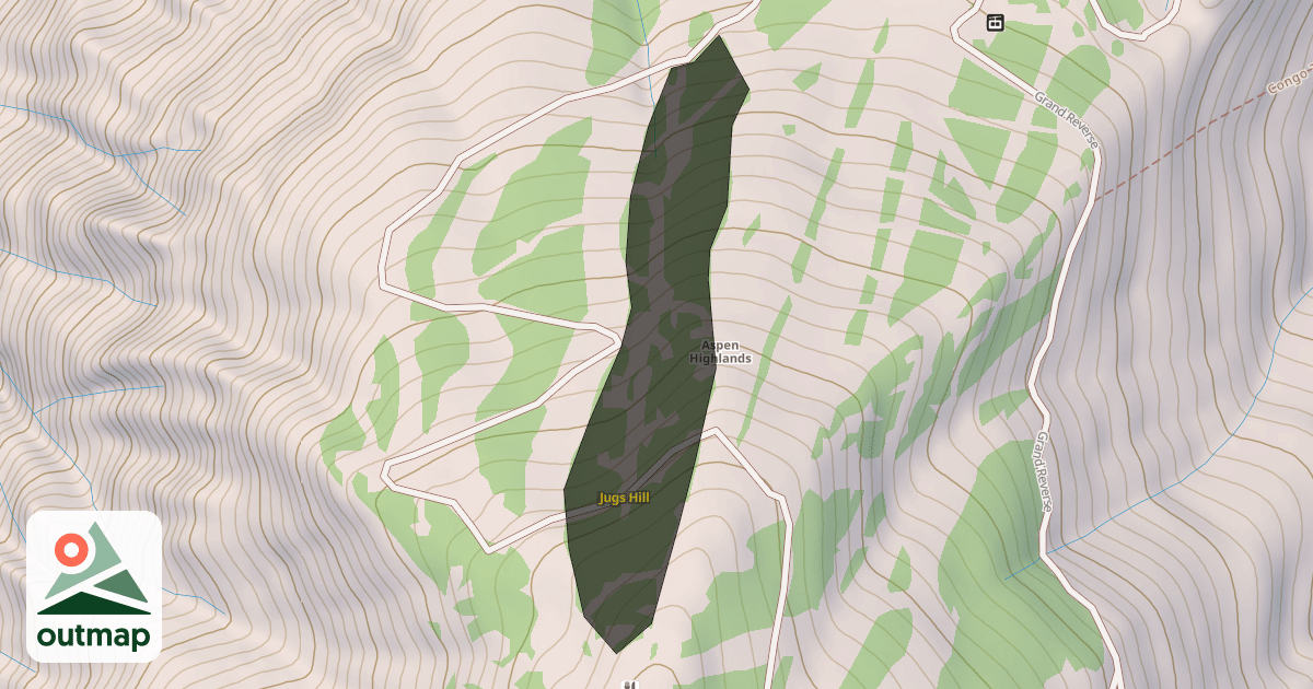 Map of Jugs Hill