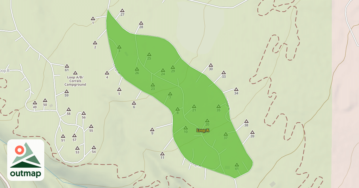Map of Loop A