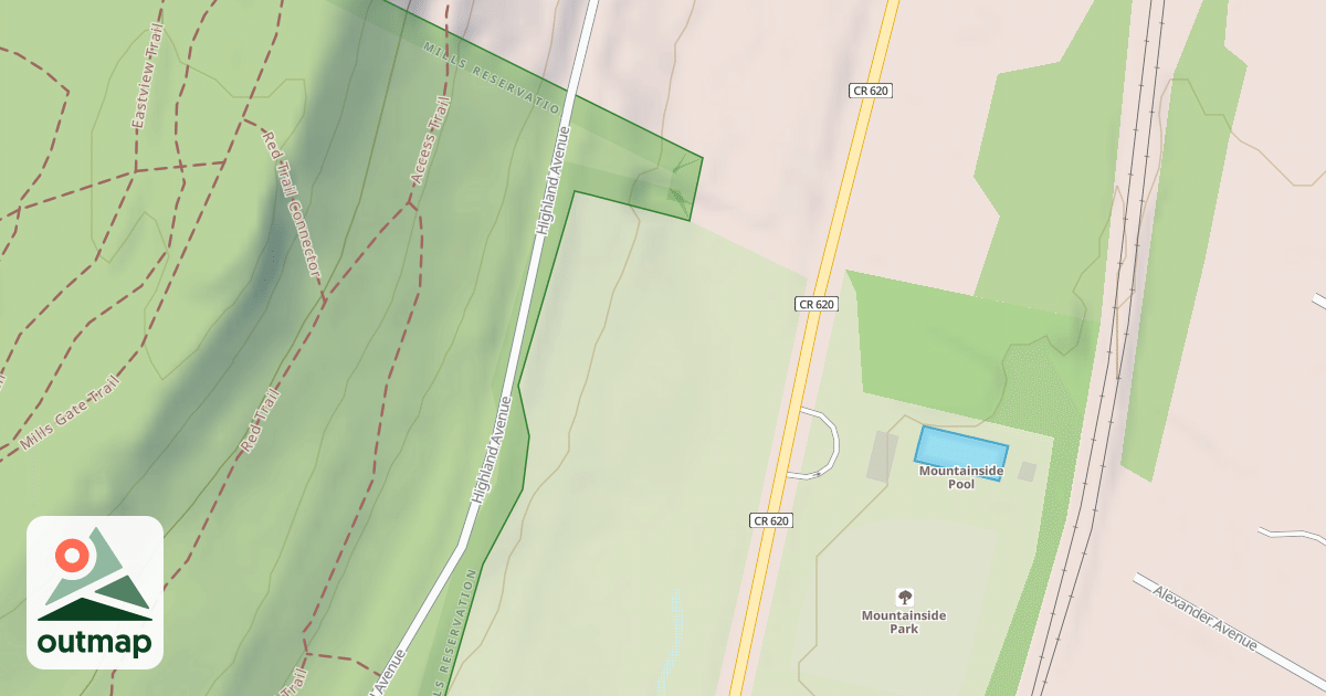 Map of Mountainside Park