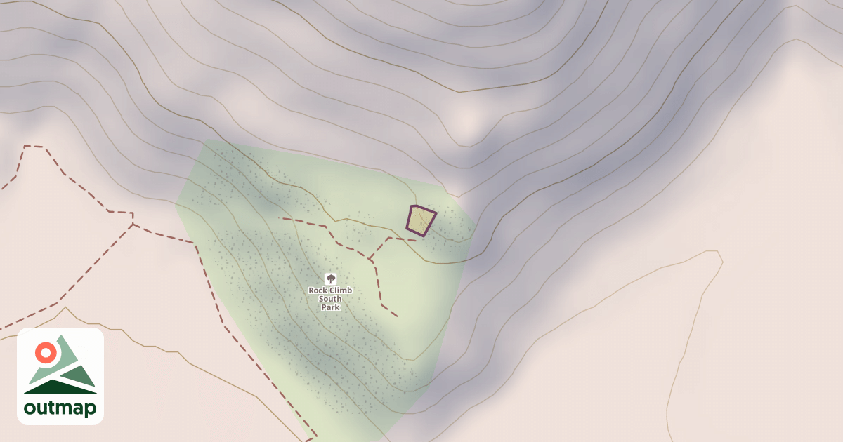 Map of Cartman Cliff