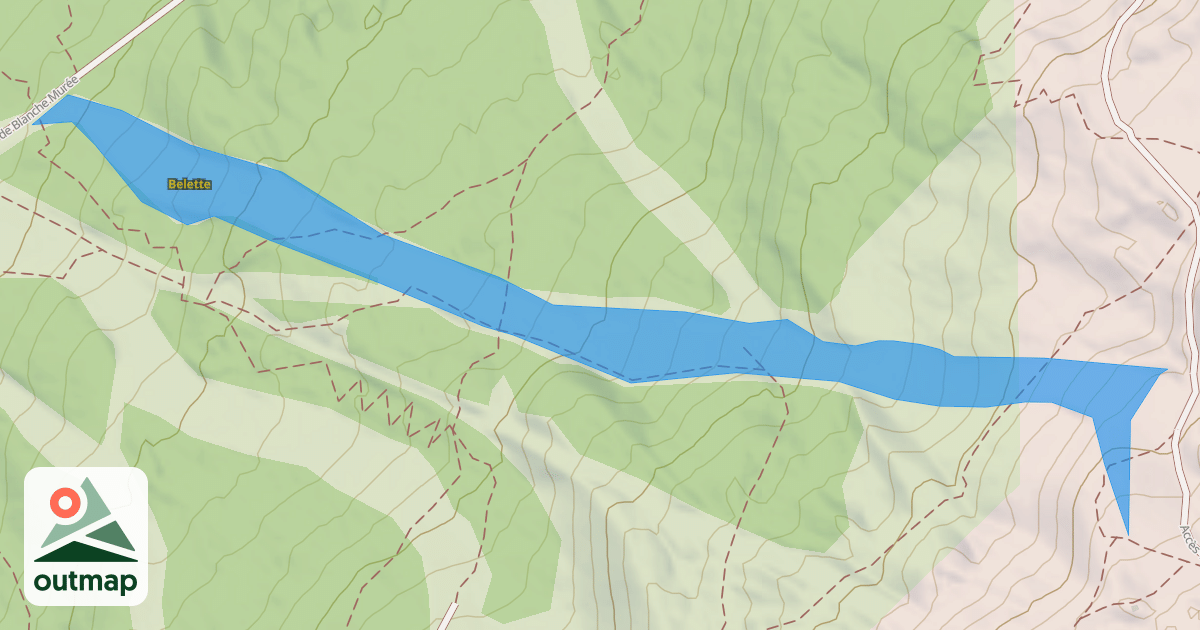 Map of Belette