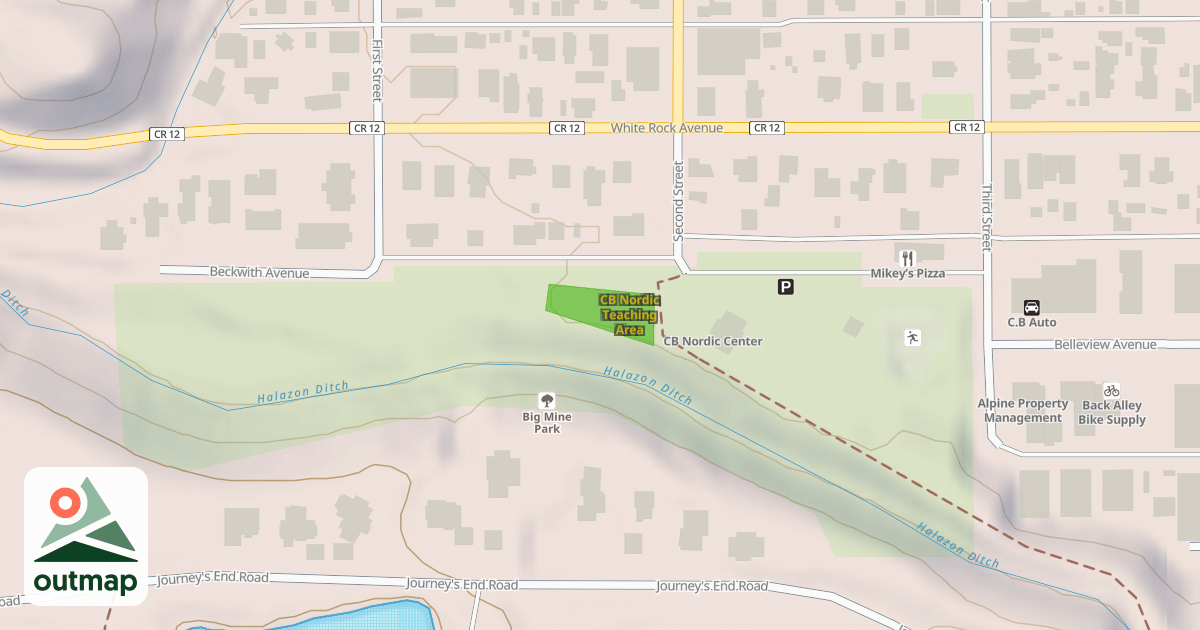 Map of CB Nordic Teaching Area