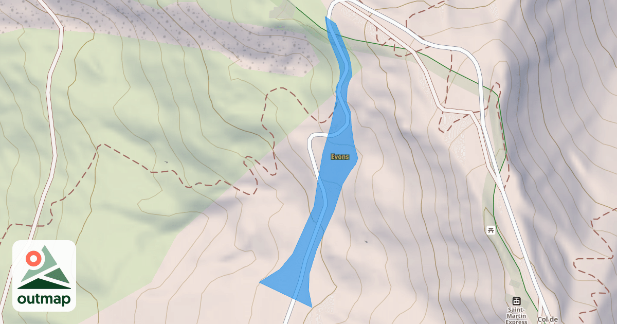 Map of Evons