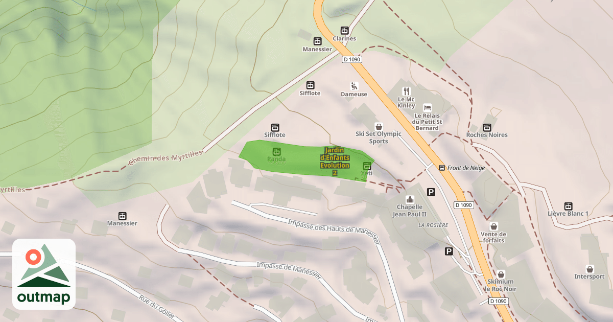 Map of Jardin d'Enfants Evolution 2