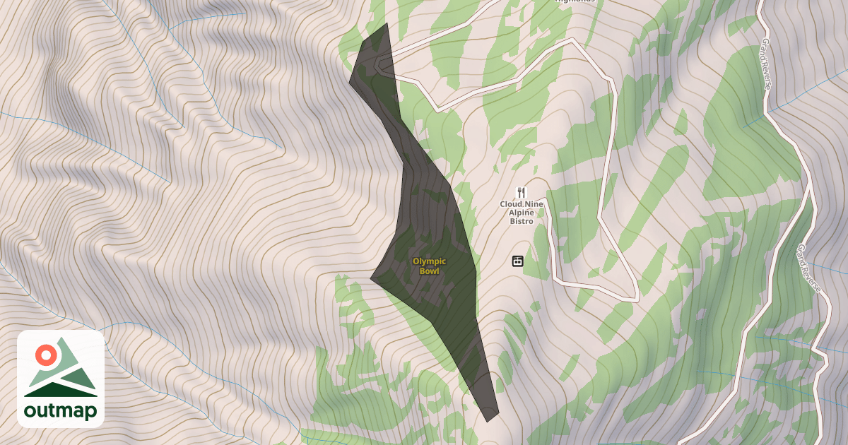Map of Olympic Bowl