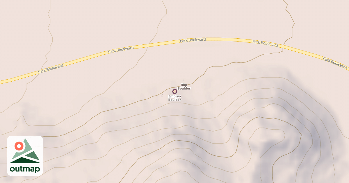 Map of Embryo Boulder