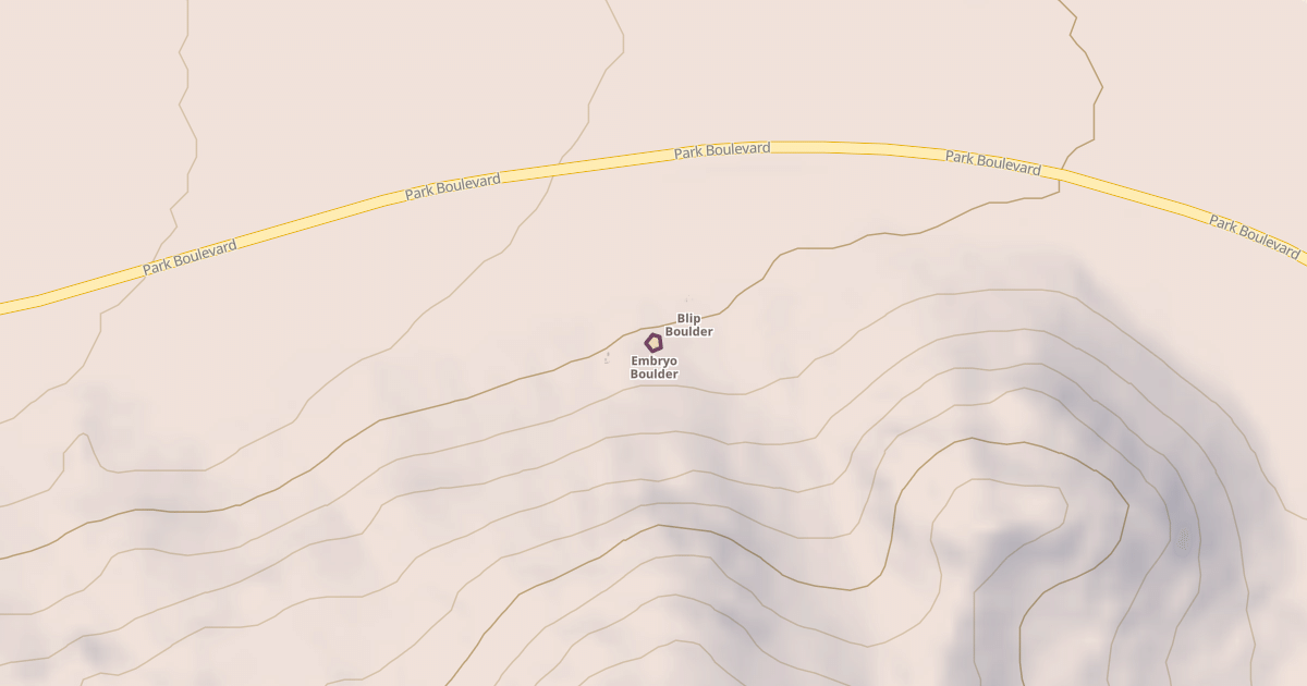 Map preview of Embryo Boulder