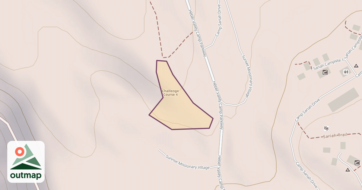 Map of Challenge Course 4