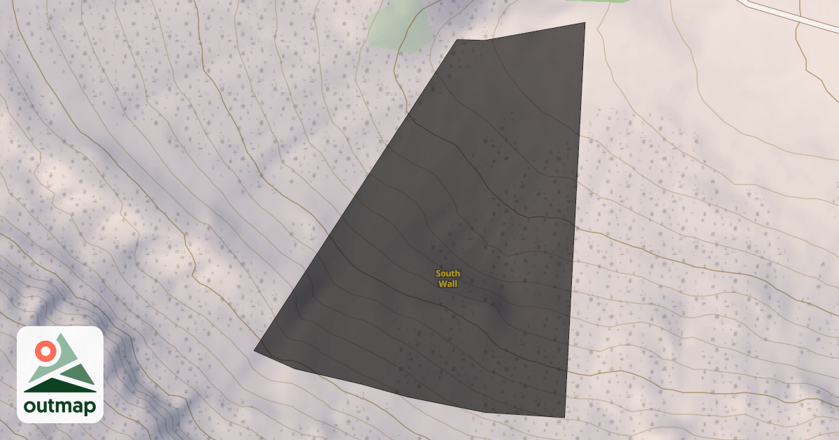Map of South Wall