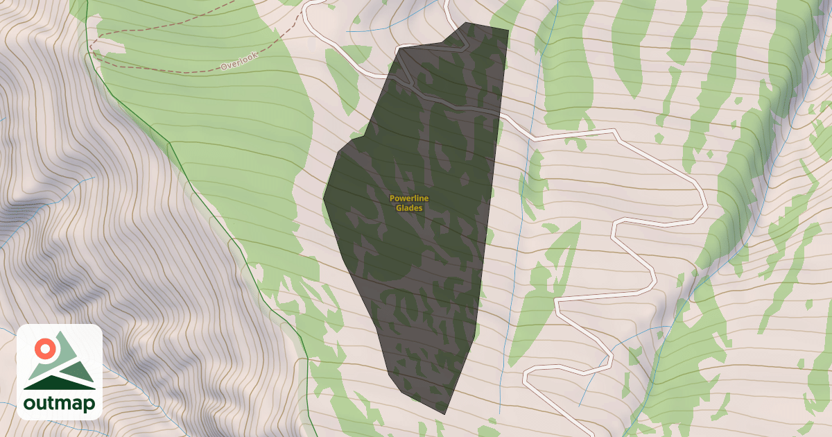 Map of Powerline Glades