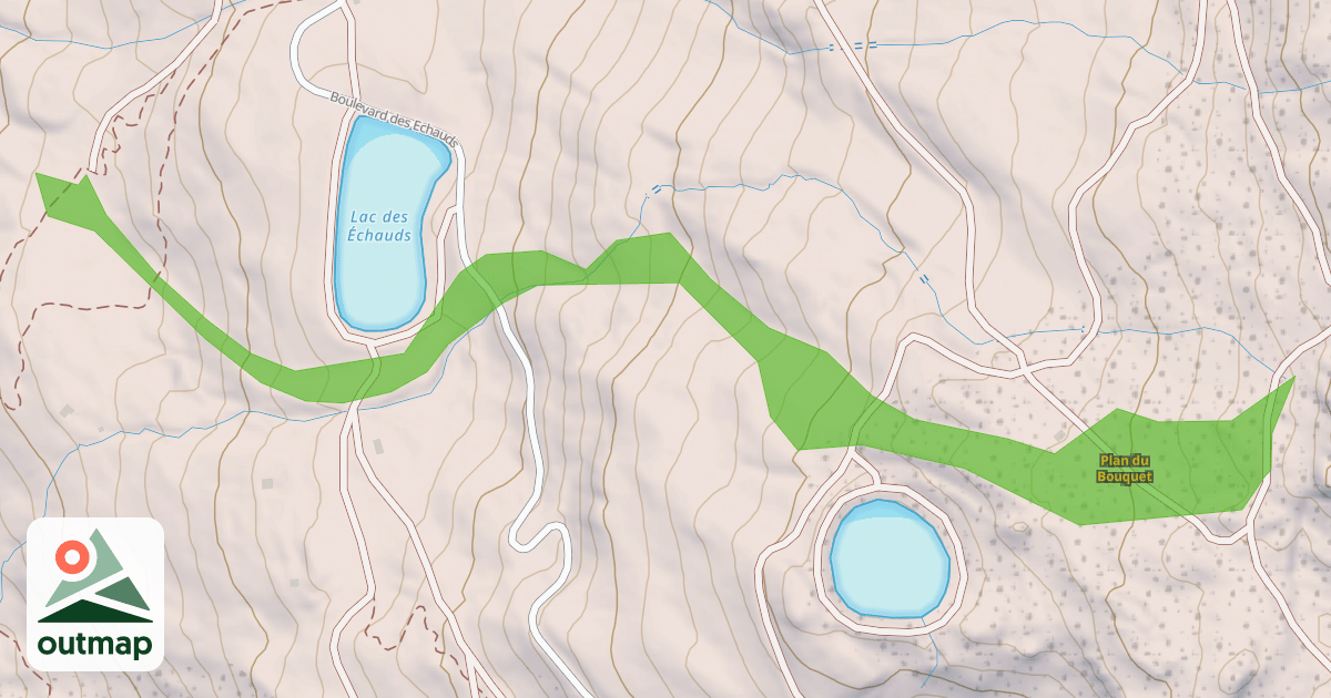 Map of Plan du Bouquet