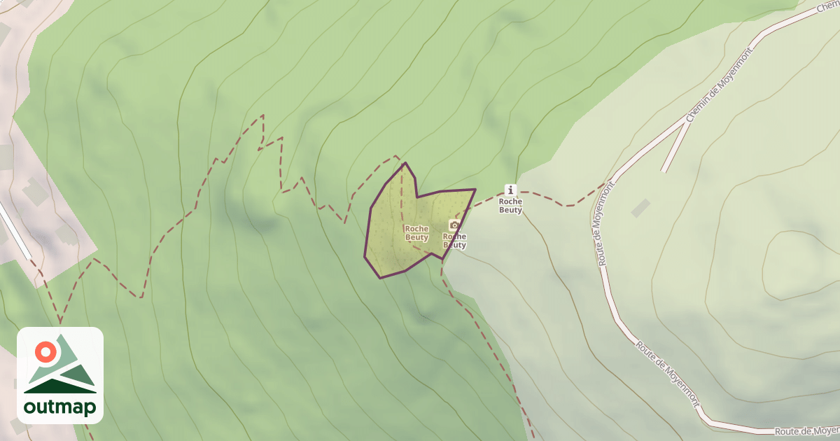 Map of Roche Beuty