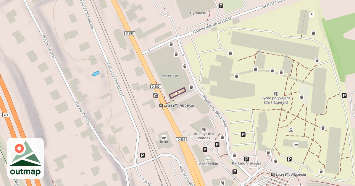 Map of Climbing Gym