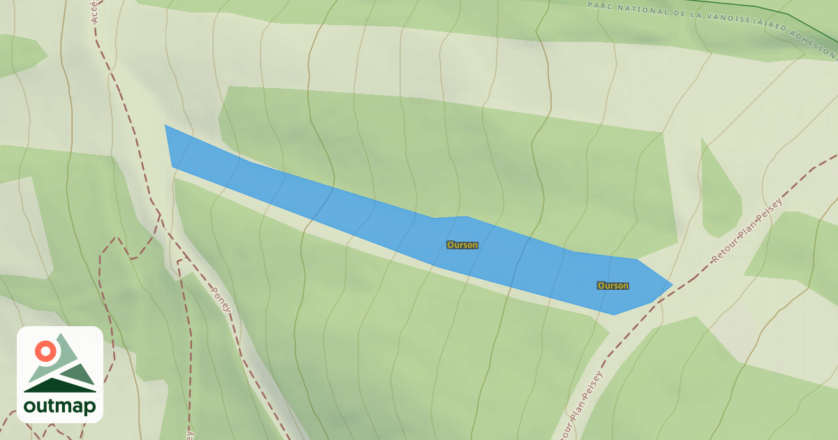Map of Ourson