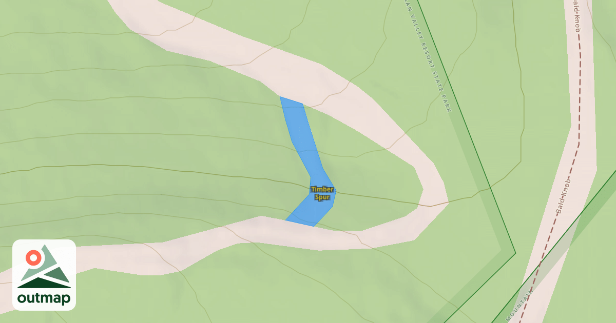 Map of Timber Spur