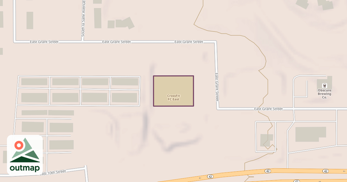 Map of CrossFit FC East
