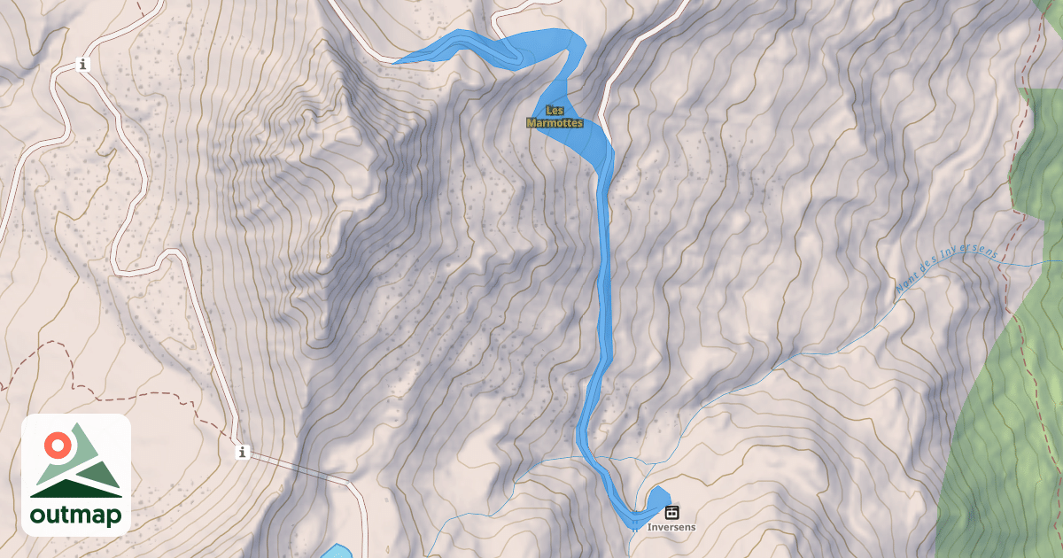 Map of Les Marmottes