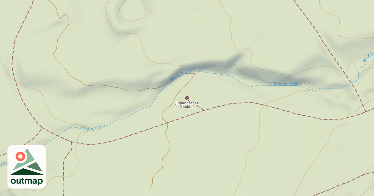 Map of Juglandaceae Boulder