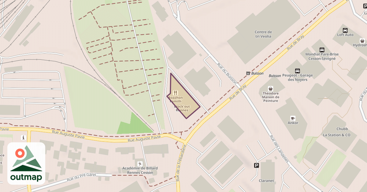 Map of Block’out Rennes