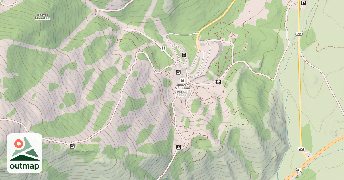Map of Bjorr Cottonwood