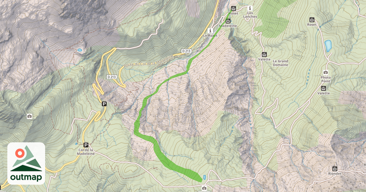Map of La Madeleine