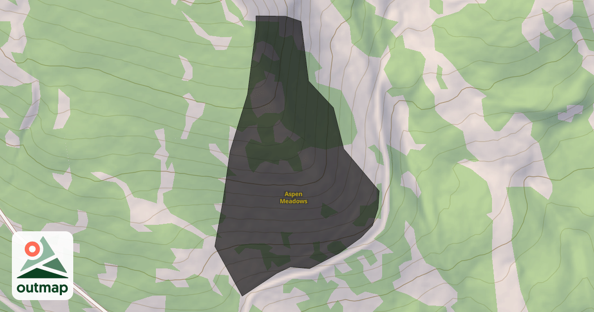 Map of Aspen  Meadows