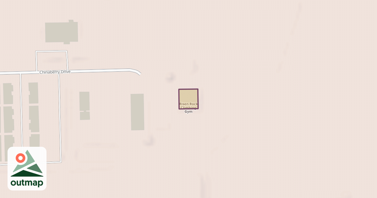 Map of Risen Rock Climbing Gym in Bossier