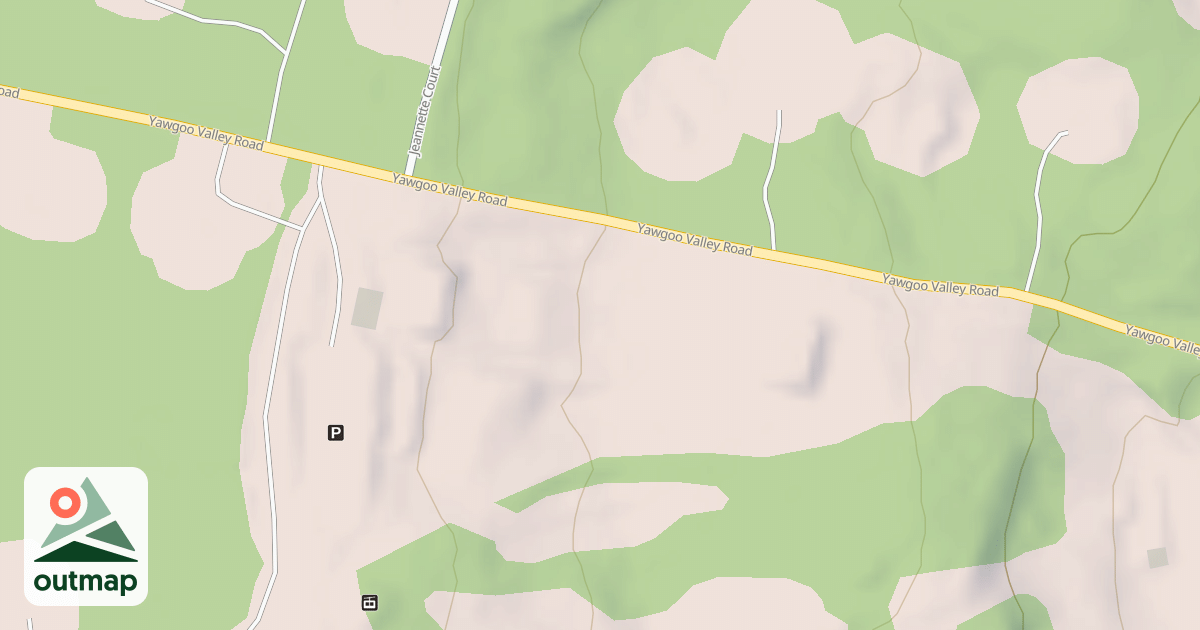 Map of Snow Tubing Park