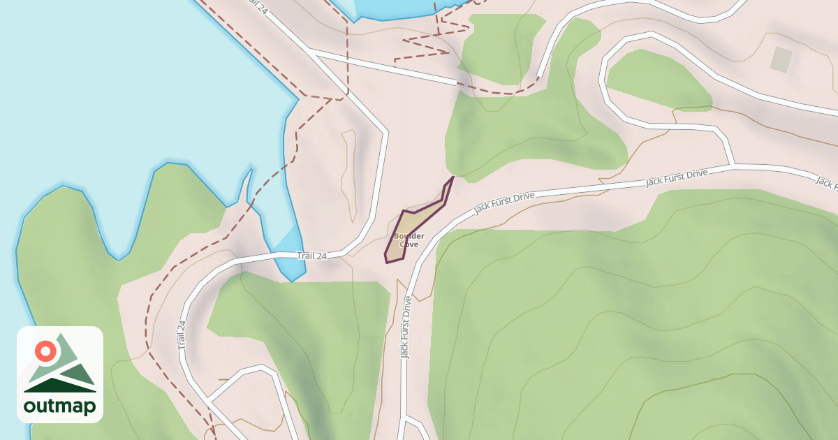 Map of Boulder Cove