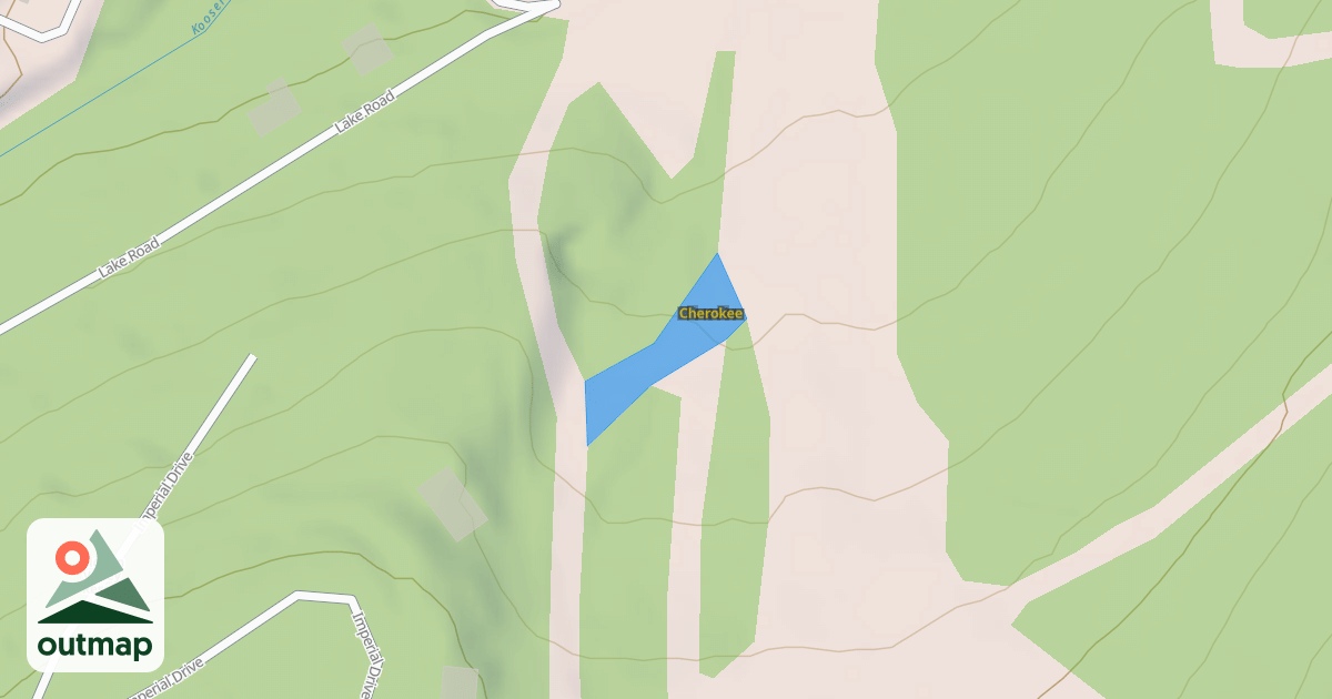 Map of Cherokee