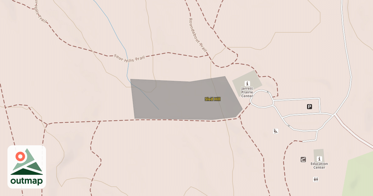 Map of Sled Hill