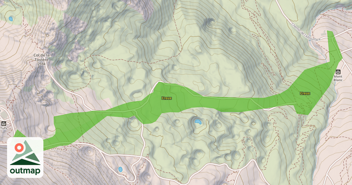 Map of Creux