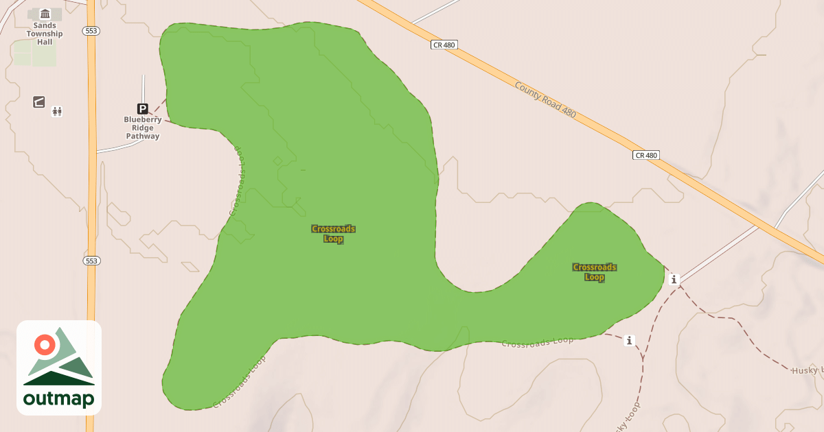 Map of Crossroads Loop