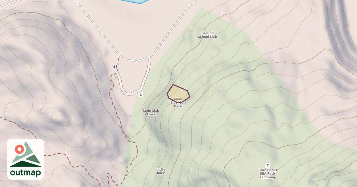 Map of Main Slab -Sun Deck