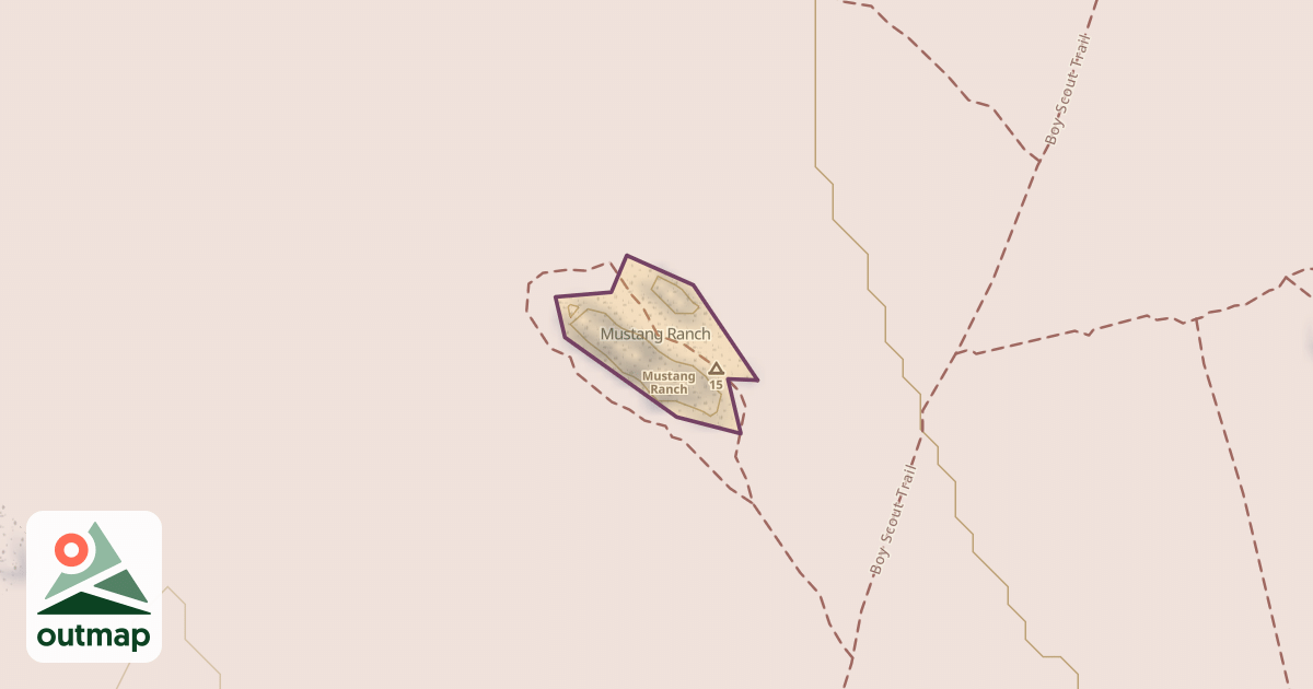 Map of Mustang Ranch