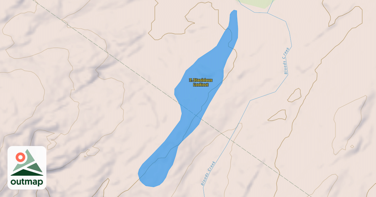 Map of 7. Stanislaus Lookout